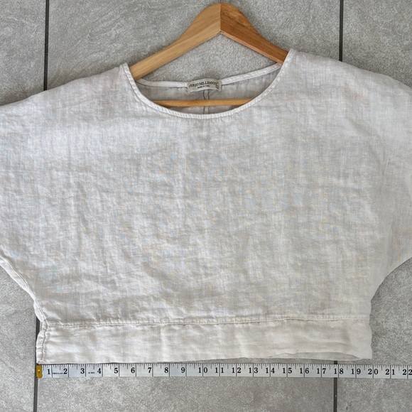 Linen Crop Top - Picture 4 of 6